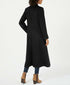 Forecaster Notched-Collar Maxi Walker Coat Black Size 6
